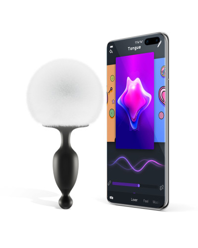 Анальна смартпробка Magic Motion Bunny зі знімним пухнастим хвостиком, керування зі смартфона - Фото №1