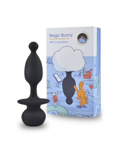 Анальна смартпробка Magic Motion Bunny зі знімним пухнастим хвостиком, керування зі смартфона - Фото №6
