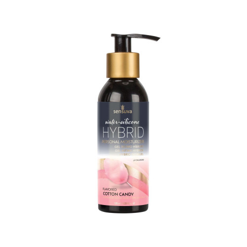 Змазка водно-силіконова Sensuva Hybrid Cotton Candy (125 мл) без цукру, можна для оральних пестощів