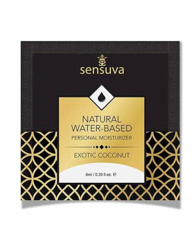 Пробник Sensuva - Natural Water-Based Exotic Coconut (6 мл) - Фото №1