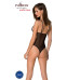 Боді з ажурним ліфом Passion CHRISTA BODY L/XL, black - Фото №2