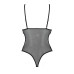 Боді з ажурним ліфом Passion CHRISTA BODY L/XL, black - Фото №4