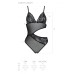 Боди с ажурным лифом Passion CHRISTA BODY S/M, black - Фото №5