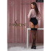 Панчохи Passion ST120 3/4 black, ажурна силіконова резинка з вишуканим декором і люрексовою ниткою - Фото №6