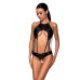 Распродажа!!! Боди из эко-кожи с ремешками и перфорацией Tamaris Body black XXL/XXXL — Passion - Фото №1