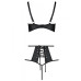 Распродажа!!! Комплект из эко-кожи Passion Tamaris Set black XXL/XXXL, бюстгальтер и трусики - Фото №4