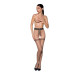 Телесные колготки с доступом, контрастная двойная резинка Passion TIOPEN 015 1/2 (20 den), beige - Фото №3