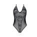 Боді з ажурним декором та відкритим кроком Passion URSULA BODY XXL/XXXL, black - Фото №3