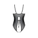 Боді з ажурним декором та відкритим кроком Passion URSULA BODY XXL/XXXL, black - Фото №4