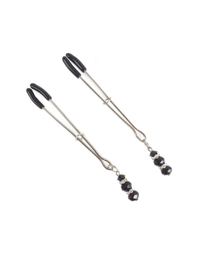 Затискач для сосків Art of Sex - Nipple Clamps Lovely Black - Фото №1