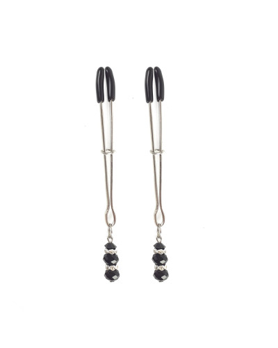 Затискач для сосків Art of Sex - Nipple Clamps Lovely Black - Фото №2