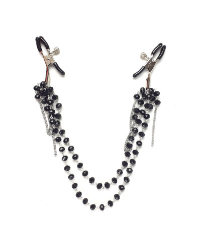 Затискач для сосків Art of Sex - Nipple clamps Sexy Jewelry Black - Фото №1