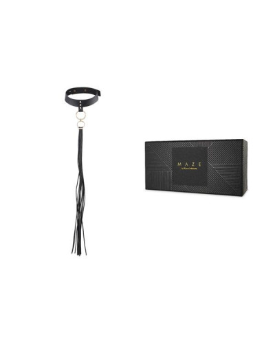 Чокер Bijoux Indiscrets MAZE — Tassel Chocker Black - Фото №2