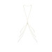 Ланцюжок для тіла Bijoux Indiscrets Magnifique 8 Body Chain - Gold, прикраса для тіла - Фото №1