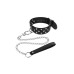 Нашийник з повідцем Fetish Tentation Rivets and Leash - Фото №1
