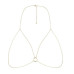 Ланцюжок портупея Bijoux Indiscrets Magnifique Bra Chain - Gold, прикраса на тіло - Фото №2