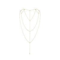 Ланцюжок для спини Bijoux Indiscrets Magnifique Back and Cleavage Chain - Gold, прикраса для тіла