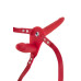 Двойной страпон с вибрацией Fetish Tentation Vibrating Strap-On with Double Dildo Red - Фото №2