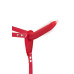 Страпон с вибрацией Fetish Tentation Vibrating Strap-On with Dildo Red - Фото №1