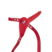 Страпон с вибрацией Fetish Tentation Vibrating Strap-On with Dildo Red - Фото №2