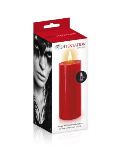 БДСМ-cвічка низькотемпературна Fetish Tentation SM Low Temperature Candle Red - Фото №2