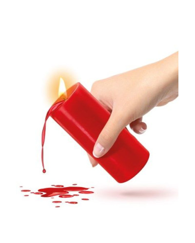 БДСМ-cвічка низькотемпературна Fetish Tentation SM Low Temperature Candle Red - Фото №3