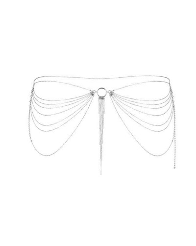 Ланцюжок трусики або ліф Bijoux Indiscrets Magnifique Waist Chain - silver, прикраса на тіло - Фото №1