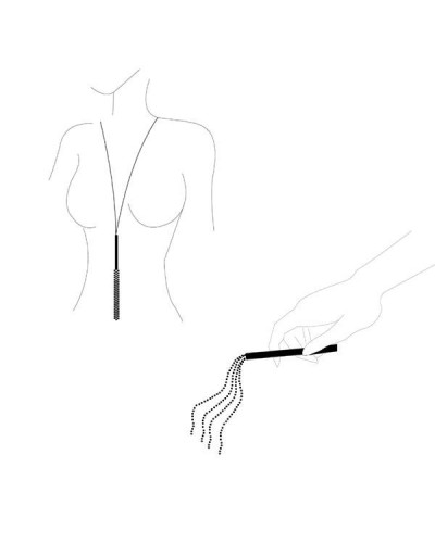 Ланцюжок-батіг на шию Bijoux Indiscrets MAGNIFIQUE Necklace Whip - Gold, прикраса для тіла - Фото №5