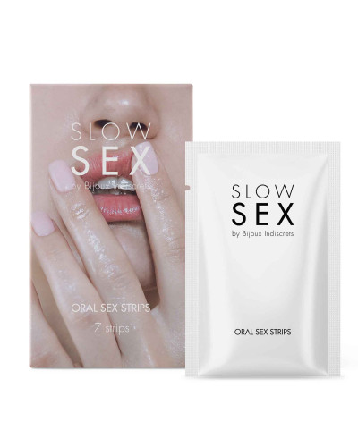 Смужки для орального сексу Bijoux Indiscrets Slow Sex Oral sex strips - Фото №1