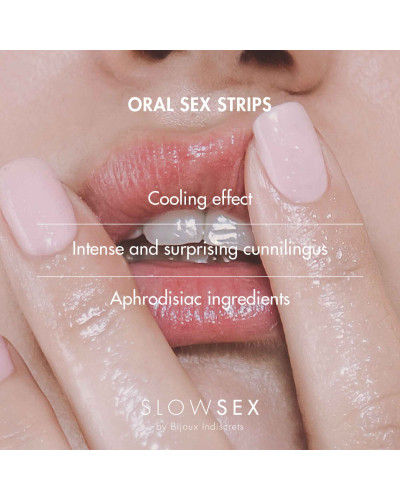 Смужки для орального сексу Bijoux Indiscrets Slow Sex Oral sex strips - Фото №3