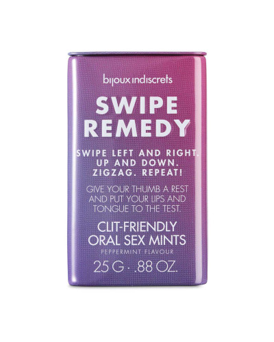 Мятные конфеты Bijoux Indiscrets Swipe Remedy – clitherapy oral sex mints, без сахара - Фото №1