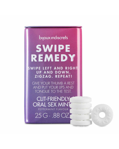 Мятные конфеты Bijoux Indiscrets Swipe Remedy – clitherapy oral sex mints, без сахара - Фото №2