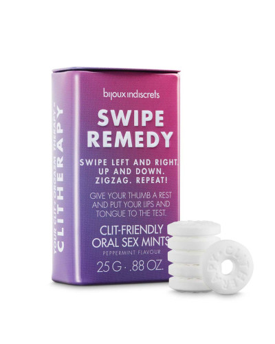 Мятные конфеты Bijoux Indiscrets Swipe Remedy – clitherapy oral sex mints, без сахара - Фото №3