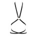 Портупея из экокожи Bijoux Indiscrets Maze – Multi-Way Body Harness Black - Фото №1