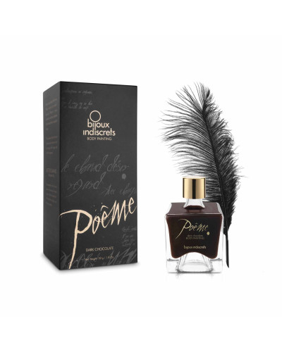 Фарба для тіла Bijoux Indiscrets Poême – Dark Chocolate - Фото №2