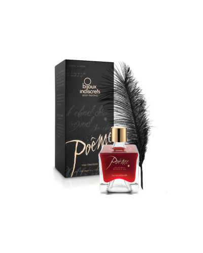 Фарба для тіла Bijoux Indiscrets Poême – Wild Strawberry - Фото №2