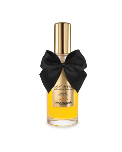 Розігрівальна олія Bijoux Indiscrets Light my Fire – Caramel&Sea salt - Фото №2