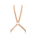 Портупея Bijoux Indiscrets MAZE - 8 Harness Brown, экокожа - Фото №1