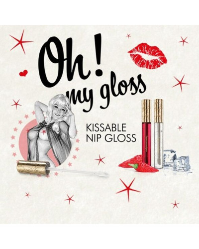 Набір блисків для сосків Bijoux Indiscrets Kissable Nip Gloss DUET (2×13 мл) - Фото №2