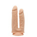 Фаллоимитатор двойной SilexD Double Gusto Flesh (Model 1 size 8" & 7"), двухслойный, силикон + Silex - Фото №1
