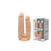 Фаллоимитатор двойной SilexD Double Gusto Flesh (Model 1 size 8" & 7"), двухслойный, силикон + Silex - Фото №2