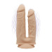 Фаллоимитатор двойной с вибрацией SilexD Double Gusto Flesh Motor (Model 1 size 8" & 7"), двухслойны - Фото №1
