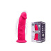 Фаллоимитатор с вибрацией SilexD Henry Vibro Pink (MODEL 2 size 7in), двухслойный, диаметр 4,4 см - Фото №1