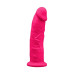 Фаллоимитатор с вибрацией SilexD Henry Vibro Pink (MODEL 2 size 7in), двухслойный, диаметр 4,4 см - Фото №2