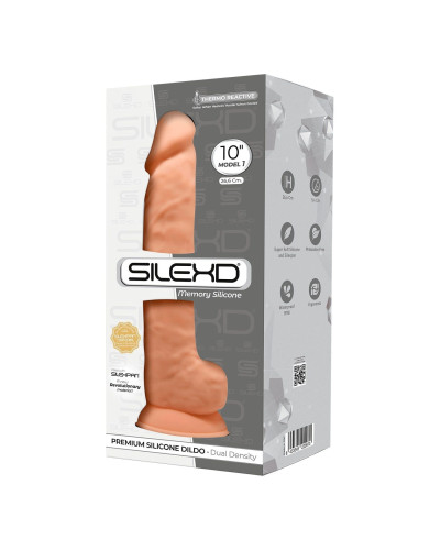 Фаллоимитатор реалистичный SilexD Arnold Flesh (MODEL 5 size 10in), двухслойный, силикон+Silexpan, д - Фото №4