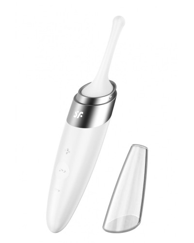 Вібратор для клітора Satisfyer Twirling Delight White - Фото №1