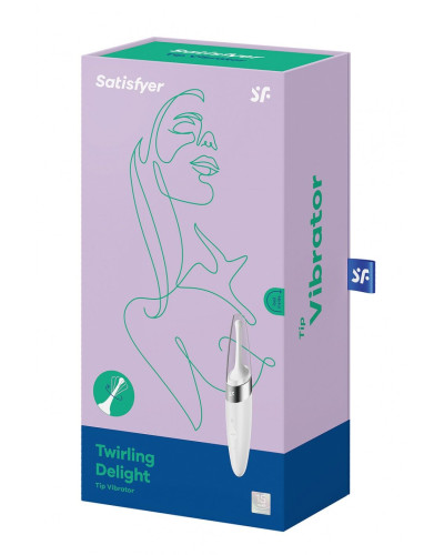 Вібратор для клітора Satisfyer Twirling Delight White - Фото №5