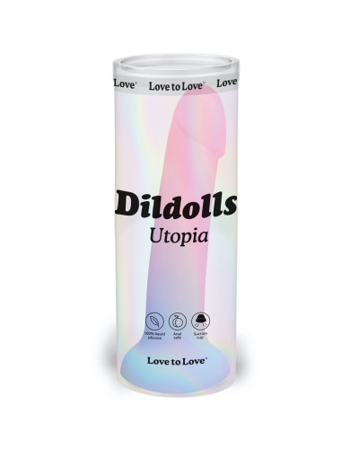 Дилдо з кольоровим градієнтом Love To Love DILDOLLS - UTOPIA ультрам'який - Фото №6