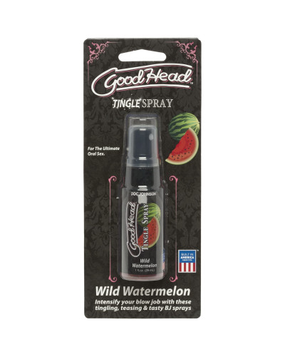 Спрей для минета Doc Johnson GoodHead Tingle Spray – Watermelon (29 мл) со стимулирующим эффектом - Фото №2