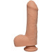 Фалоімітатор Doc Johnson The D - Uncut D - 7 Inch With Balls ULTRASKYN, діаметр 4,5 см, необрізаний - Фото №1